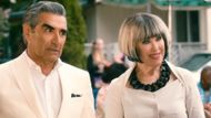 Eugene Levy with Catharine O'Hara | Image via Pop Media Group